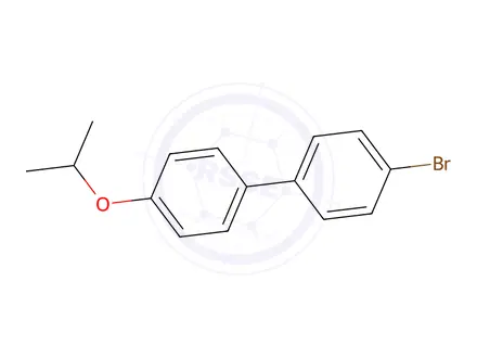 Chemical structure of 4-Bromo-4'-isopropyloxybiphenyl