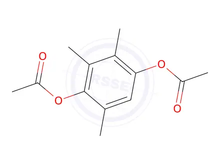 Chemical structure of 2,3,5-Trimethyl-1,4-phenylene diacetate