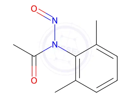 Chemical structure of N-Nitroso Lidocaine EP Impurity C