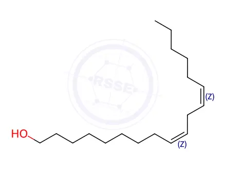 Chemical structure of (9Z,12Z)-octadeca-9,12-dien-1-ol