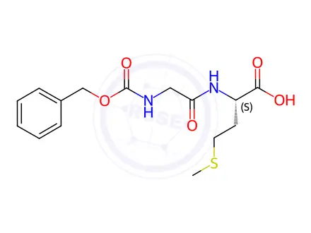 Chemical structure of Z-Gly-Met-OH