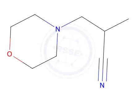 Chemical structure of 2-Methyl-3-morpholin-4-ylpropanenitrile