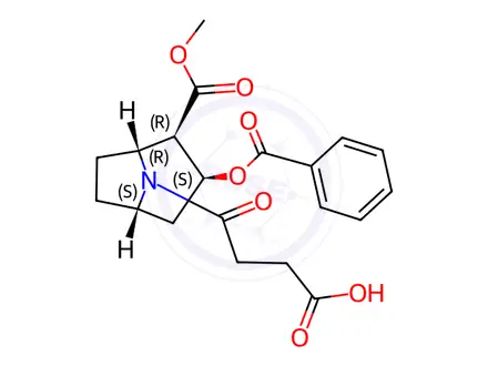 Chemical structure of Cocaine Hydrochloride Impurity 10