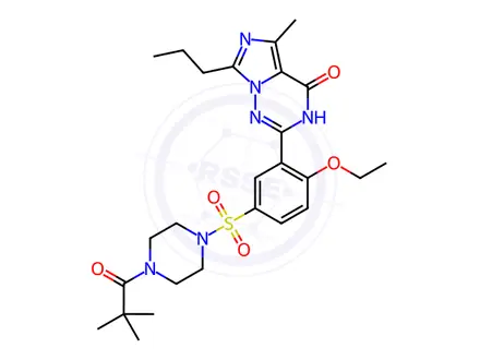 Chemical structure of Vardenafil Impurity 65