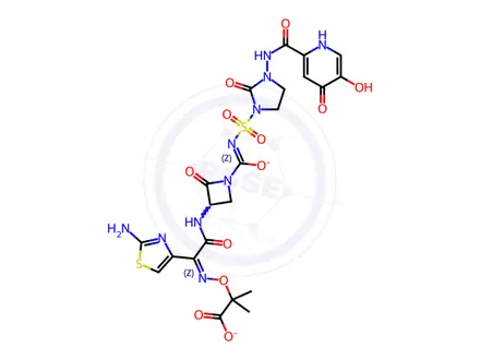 Chemical structure of Pirazmonam sodium