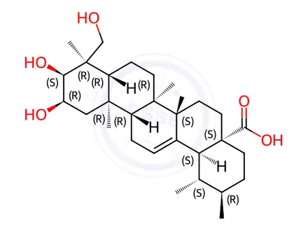 Chemical structure of Esculentic Acid