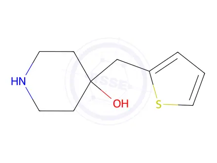 Chemical structure of 4-(Thiophen-2-ylmethyl)piperidin-4-ol