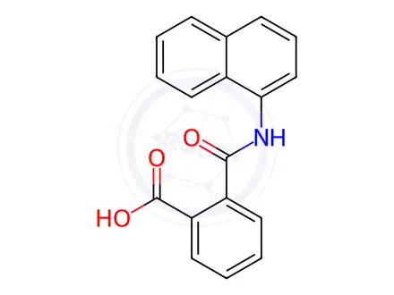 Chemical structure of Naptalam