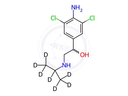 Chemical structure of Clenproperol-D7