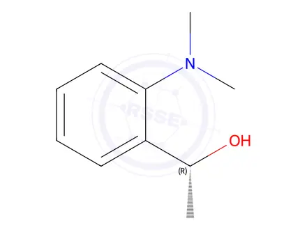 Chemical structure of (R)-1-(2-(Dimethylamino)phenyl)ethan-1-ol