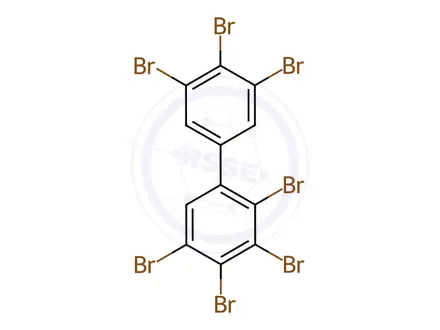 Chemical structure of PBB 189