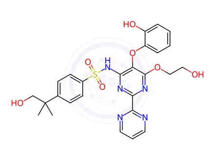 Chemical structure of Hydroxy O-Desmethyl Bosentan