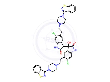 Chemical structure of Ziprasidone EP Impurity D (Ziprasidone USP Related Compound C)