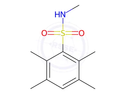 Chemical structure of n,2,3,5,6-Pentamethylbenzene-1-sulfonamide