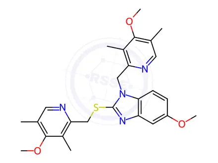 Chemical structure of Omeprazole Impurity 154