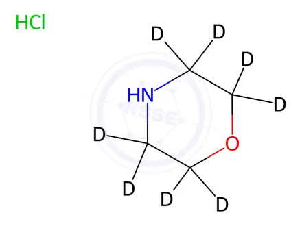Chemical structure of Morpholine-d8 Hydrochloride