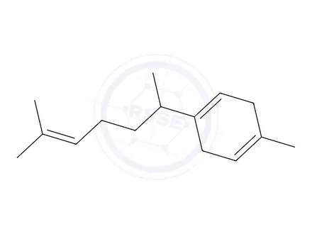 Chemical structure of (±)-β-Curcumene