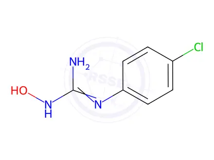 Chemical structure of N-(Chlorophenyl)-N'-hydroxyguanidine