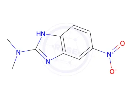 Chemical structure of N,N-Dimethyl-5-nitro-1H-benzo[d]imidazol-2-amine