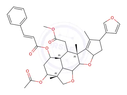 Chemical structure of Ohchinin Acetate