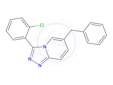 Chemical structure of 6-Benzyl-3-(2-chlorophenyl)-[1,2,4]triazolo[4,3-a]pyridine