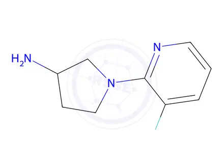 Chemical structure of 1-(3-fluoropyridin-2-yl)pyrrolidin-3-amine