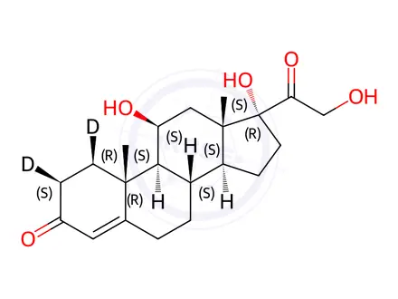 Chemical structure of Cortisol Impurity 1