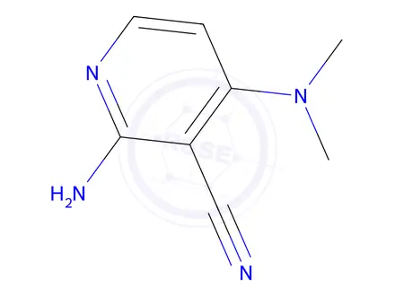 Chemical structure of 2-Amino-4-(dimethylamino)nicotinonitrile