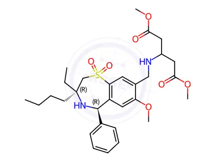 Chemical structure of Linerixibat Impurity 50