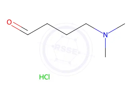 Chemical structure of 4-(Dimethylamino)butanal Hydrochloride (May contain hydrate)