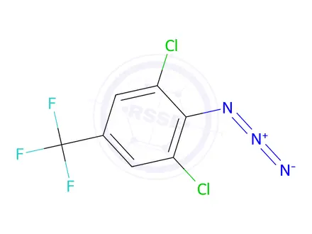 Chemical structure of 2,6-Dichloro-4-(trifluoromethyl)phenylazide