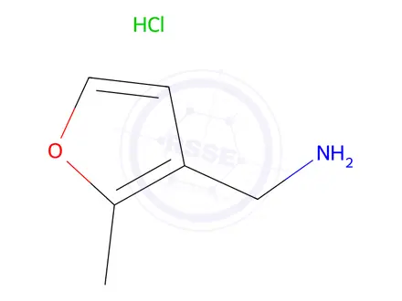 Chemical structure of (2-Methylfuran-3-yl)methanamine hydrochloride
