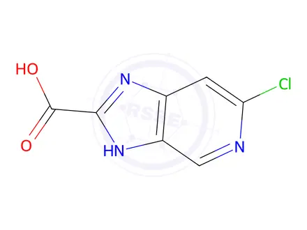 Chemical structure of 6-Chloro-3H-imidazo[4,5-c]pyridine-2-carboxylic acid