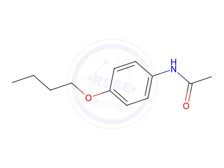 Chemical structure of N-(4-butoxyphenyl)acetamide