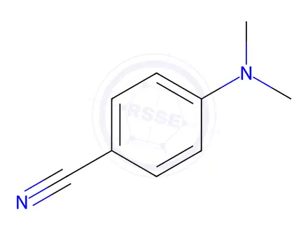 Chemical structure of 4-(Dimethylamino)benzonitrile