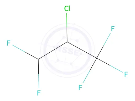 Chemical structure of 2-Chloro-1,1,1,3,3-pentafluoropropane