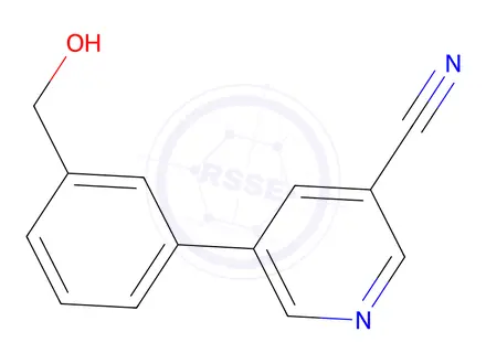 Chemical structure of (4-(6-Methoxypyridin-3-yl)phenyl)methanol