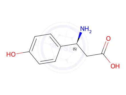 Chemical structure of (S)-3-AMino-3-(4-hydroxyphenyl)-propionic acid