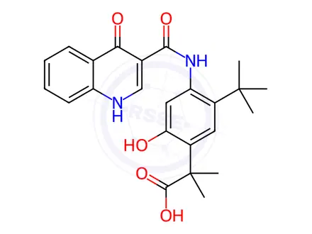 Chemical structure of Ivacaftor Impurity 41