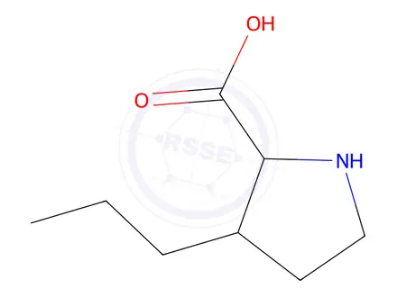 Chemical structure of (2R,3S)-3-Propylpyrrolidine-2-carboxylic acid