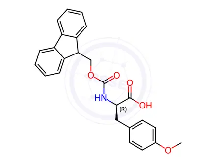 Chemical structure of Fmoc-D-4-Methoxyphe