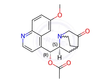 Chemical structure of Quinine Impurity 12