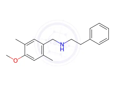 Chemical structure of (4-Methoxy-2,5-dimethylbenzyl)(2-phenylethyl)amine