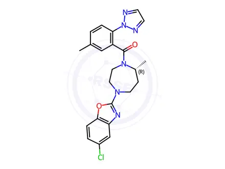 Chemical structure of Suvorexant