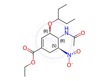 Chemical structure of Oseltamivir Impurity 104