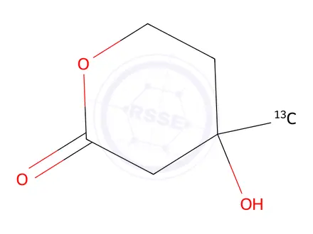 Chemical structure of - -<SUP>13</SUP>C<SUB>1</SUB>