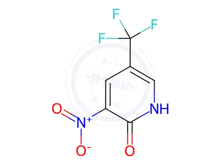Chemical structure of 3-Nitro-5-(trifluoromethyl)pyridin-2(1H)-one