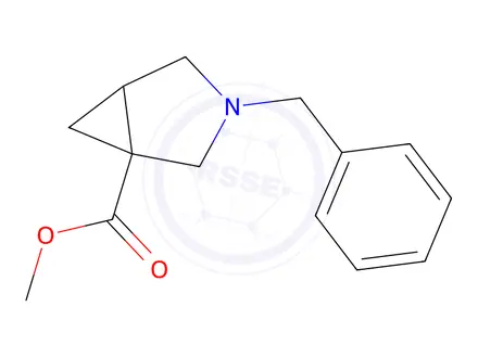 Chemical structure of Methyl 3-benzyl-3-azabicyclo[3.1.0]hexane-1-carboxylate