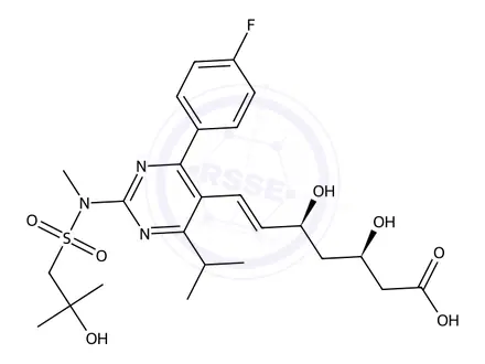 Chemical structure of Rosuvastatin Calcium Impurity A (EP)