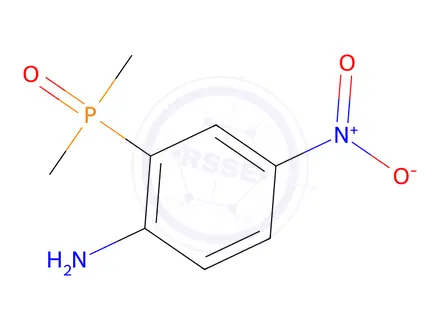 Chemical structure of (2-Amino-5-nitrophenyl)dimethylphosphine oxide